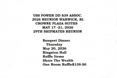  Banquet-Dinner